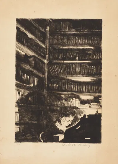 Portret van C. Loontiens, Stadsbibliothecaris by Юлий Коллен Тёрнер — digital art print download
