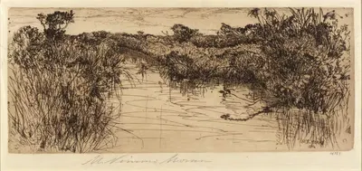 Луговая земля by Мэри Ниммо Моран, 1884 — digital art print download