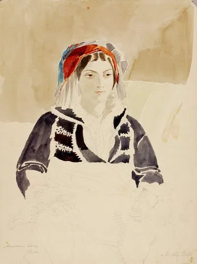 Armenian Lady, Pera by Майнер Килборн Келлог — digital art print download