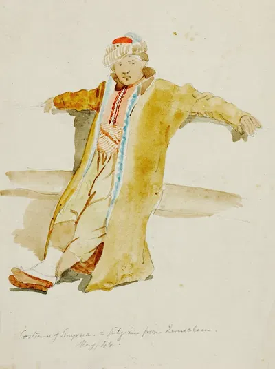 Costume at Smyrna, a Pilgrim from Jerusalem by Майнер Килборн Келлог — digital art print download