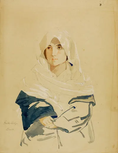 Greek Lady, Brusa by Майнер Килборн Келлог — digital art print download