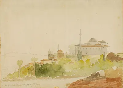 Mosque of Sultan Bajazid I;​derim, Brusa by Майнер Килборн Келлог — digital art print download