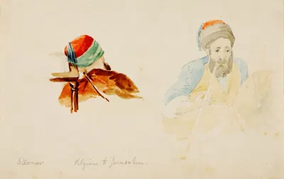 Pilgrms to Jerusalem by Майнер Килборн Келлог — digital art print download