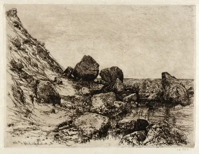 Montauk Point by Thomas Moran, 1880 — digital art print download