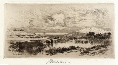 Montauk by Thomas Moran, 1880 — digital art print download