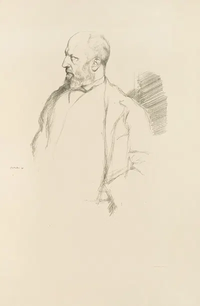 Mr. Henry James by Уильям Ротенштейн, 1898 — digital art print download