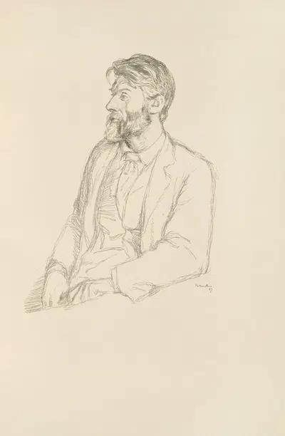 Mr. Robert Bridges by Уильям Ротенштейн, 1898 — digital art print download