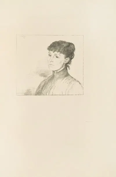 Mrs. Meynell by Уильям Ротенштейн, 1898 — digital art print download