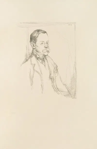 Sir Frederick Pollock, Bart. by Уильям Ротенштейн, 1898 — digital art print download