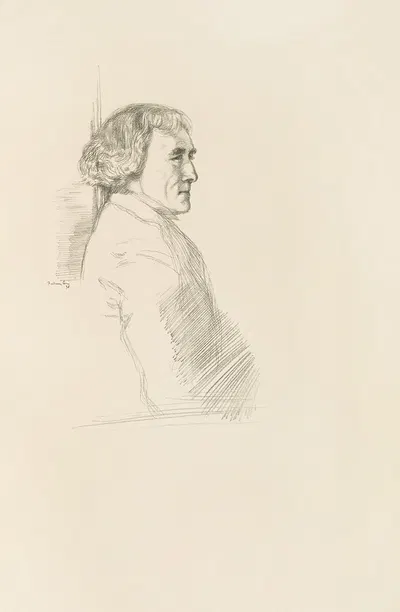 Sir Henry Irving by Уильям Ротенштейн, 1898 — digital art print download