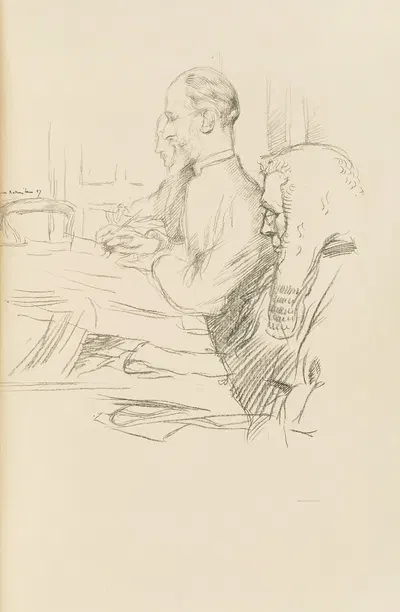 The Rt. Rev. Dr. Creighton, Bishop of London by Уильям Ротенштейн, 1898 — digital art print download