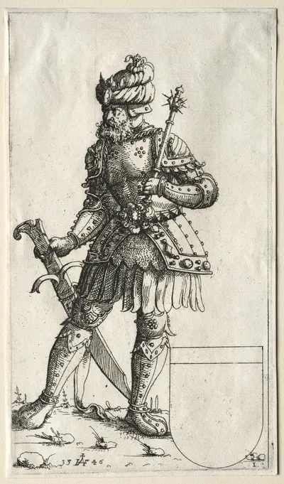 Sigismund II, King of Poland by Augustin Hirschvogel, 1546 — digital art print download