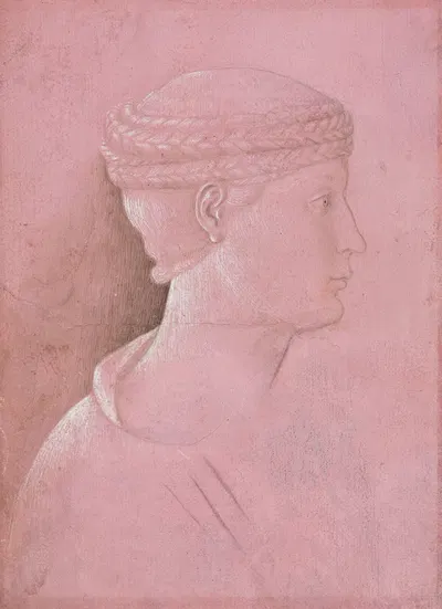 Bust of a Woman by Benozzo Gozzoli, c. 1458 — digital art print download