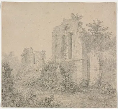 Ruins of an Abbey by Charles Norris — digital art print download