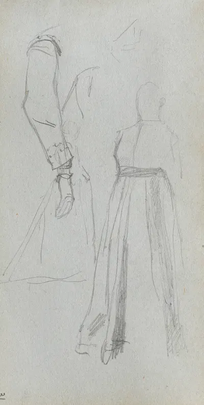 Study of Figures 2 by Эрнест Мейссонье — digital art print download