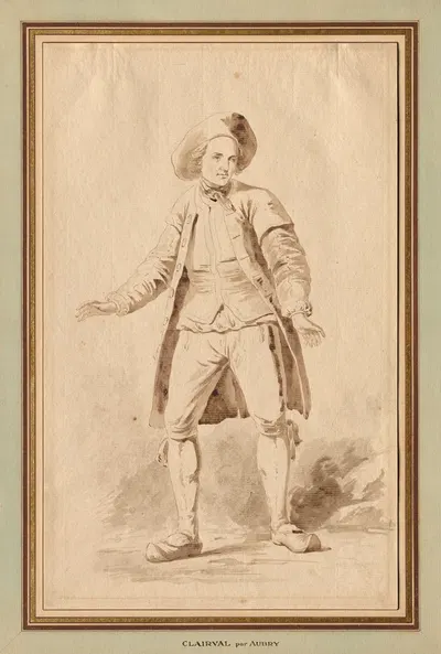 The Actor Clairval by Étienne Aubry — digital art print download