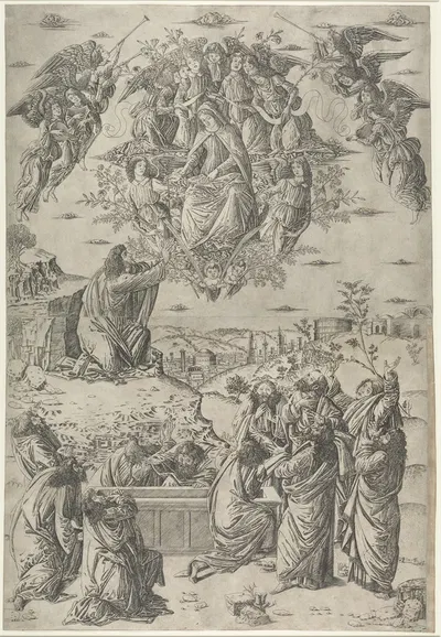 The Assumption of the Virgin by Francesco Rosselli, c. 1495 — digital art print download