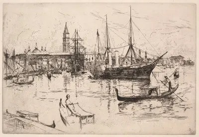 Laguna, Venice by Фрэнк Дювенек, 1880 — digital art print download