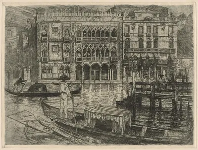 Palazzo ca d'Oro by Фрэнк Дювенек, 1883 — digital art print download