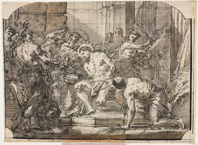 Flagellation of Christ by Gaspare Diziani — digital art print download