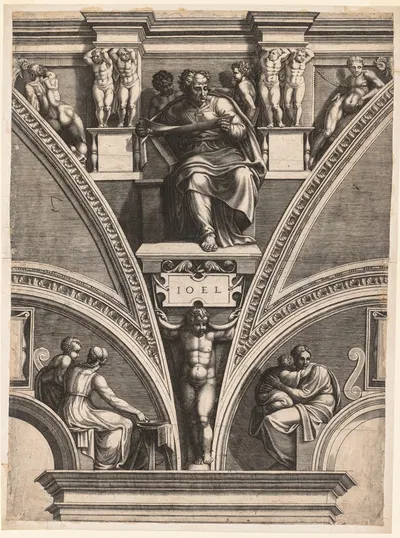 The Prophet Joel by Giorgio Ghisi — digital art print download