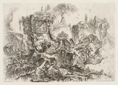 The Tomb of Nero by Джованни Баттиста Пиранези — digital art print download