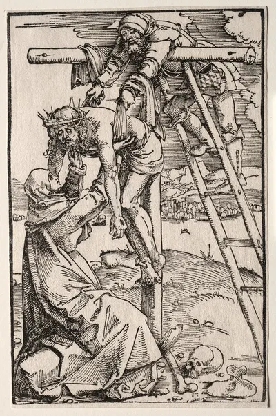 Descent from the Cross by Hans Baldung, 1505 — digital art print download