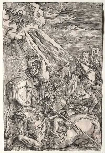 The Conversion of St. Paul by Ханс Бальдунг — digital art print download