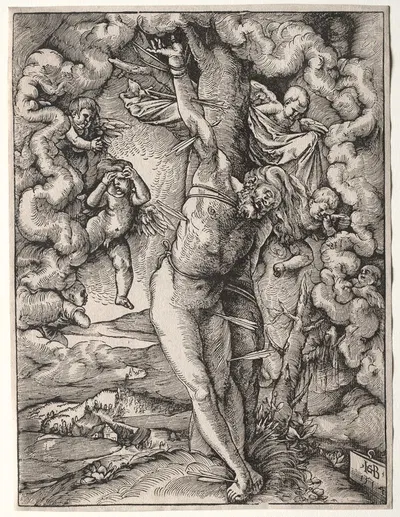The Great St. Sebastian by Hans Baldung, 1514 — digital art print download