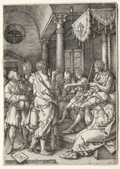 The Story of Susanna; Daniel Cross-Examining the Elders by Генрих Альдегревер — digital art print download