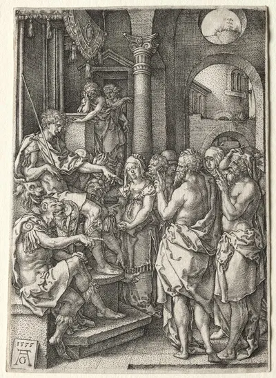 The Story of Susanna; Susanna Accused of Adultery by Генрих Альдегревер, 1555 — digital art print download