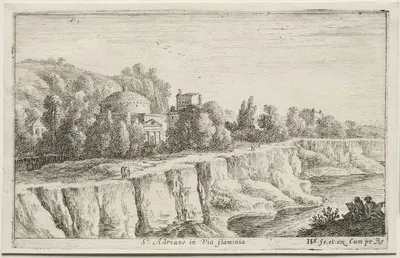 St. Adriano in Via Flaminia by Герман ван Свейнвелт, 1653 — digital art print download