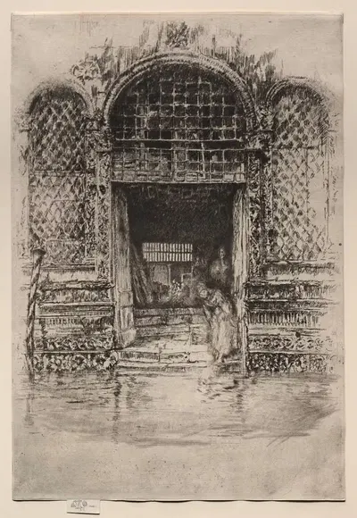 The Doorway by James Abbott McNeill Whistler, 1880 — digital art print download