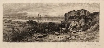 At Marblehead Neck by James David Smillie, 1883 — digital art print download