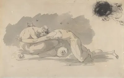 A suppliant figure by James Jefferys, 1779 — digital art print download