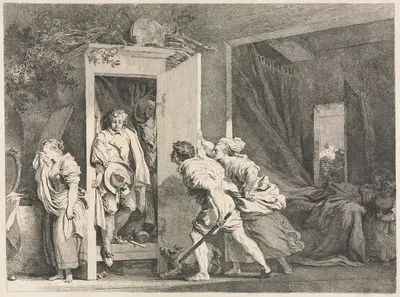 The Cupboard by Жан-Оноре Фрагонар, 1778 — digital art print download