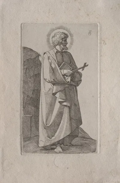 St. Philip Neri by Иоганн Фридрих Обербек, 1826 — digital art print download