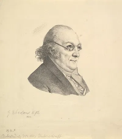 Portrait of Siegmund Wilhelm Wohlbruck by Иоганн Готфрид Шадов, 1762-1834 — digital art print download