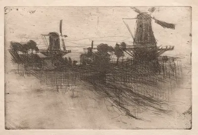 Evening, Dordrecht by John Henry Twachtman, 1881–1883 — digital art print download