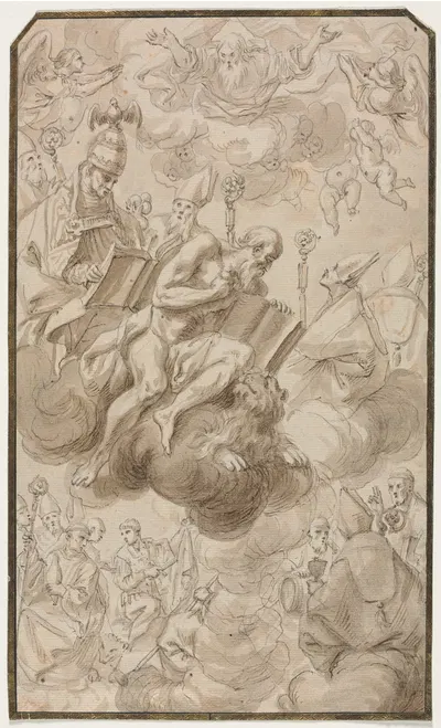 Ascension of Saint Jerome by Карел Шкрета — digital art print download