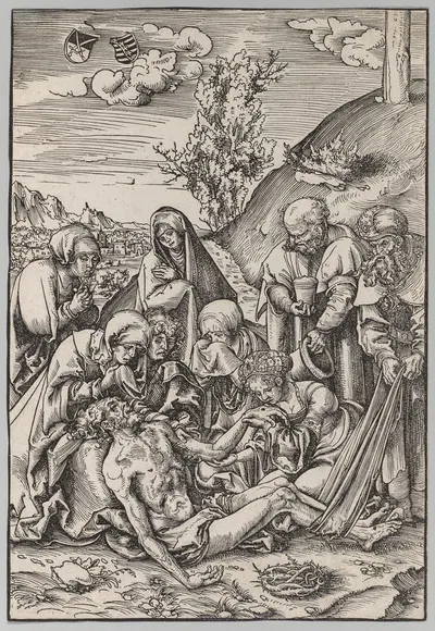 The Passion; The Lamentation by Lucas Cranach the Elder, 1509 — digital art print download