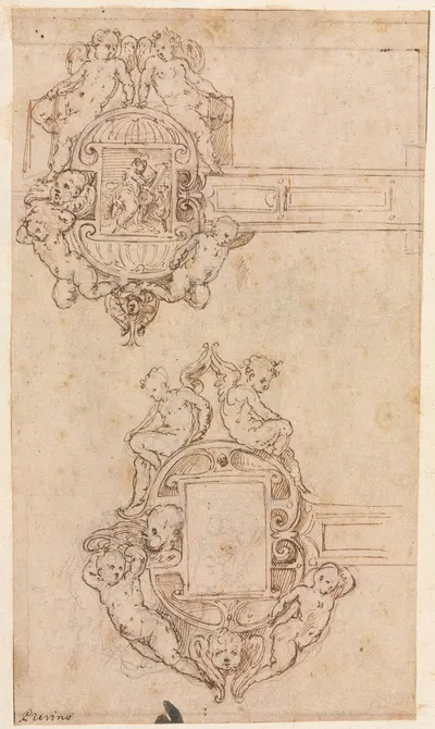 Design for Decorative Hinges by Luzio Romano — digital art print download