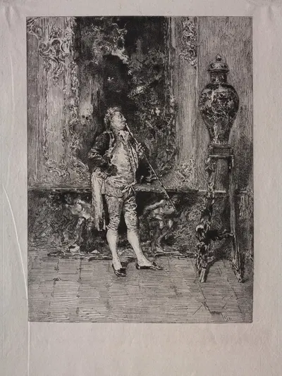 Interior by Мариано Фортунь Марсаль, 1870 — digital art print download