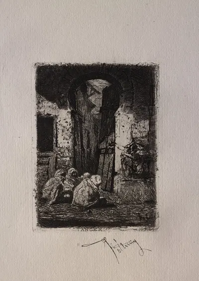 Tangiers by Мариано Фортунь Марсаль, 1861 — digital art print download