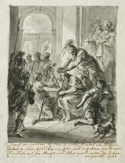 Christ Crowned with Thorns by Мартин Иоганн Шмидт, 1788 — digital art print download