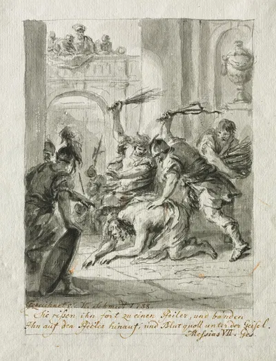 The Flagellation by Мартин Иоганн Шмидт, 1788 — digital art print download