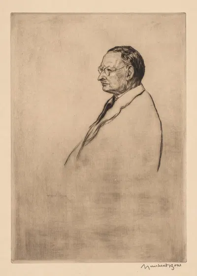 John Robertson, J. P., Dundee by Мюрхед Бон, 1929 — digital art print download