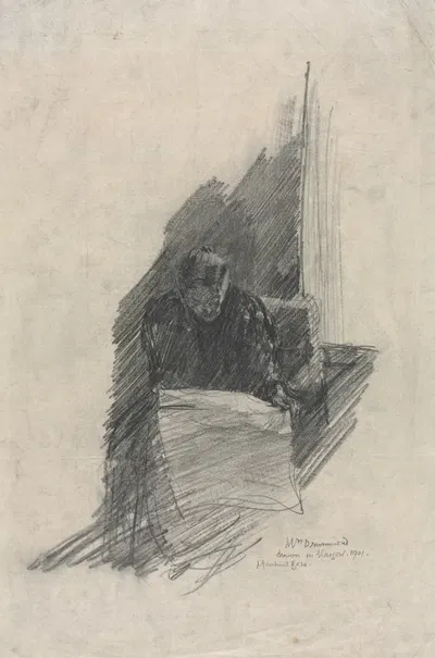Mrs. Drummond by Мюрхед Бон, 1901 — digital art print download