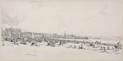 Бухта Уэймут, высокий сезон by Мюрхед Бон, 1946 — digital art print download