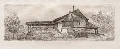 Старая мельница на Дунае by Отто Генри Бахер, 1879 — digital art print download